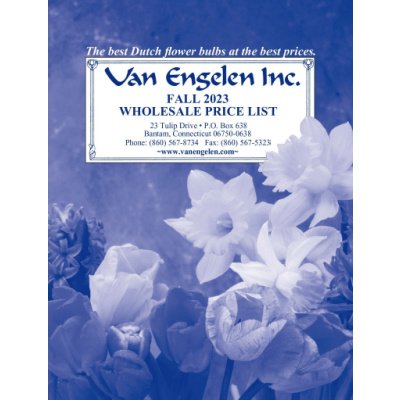 Van Engelen offers 700 varieties of the best tulips, narcissi, lilies, amaryllis and rare and unusual Dutch bulbs at exceptionally low prices.