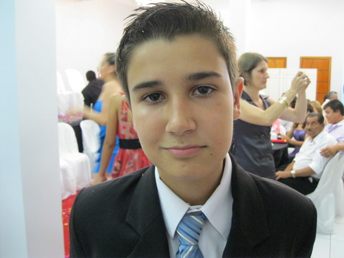 Gustavo Maldonado do Amaral, 15 anos, Corintiano, gosto de andar de bicicleta, jogar bola...