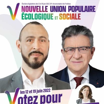 candidat #nupes 7810 #legislative2022
▪︎Candidat départementale de Nanterre & regionales #FranceInsoumise
directeur de campagne 92
délégué syndical RATP