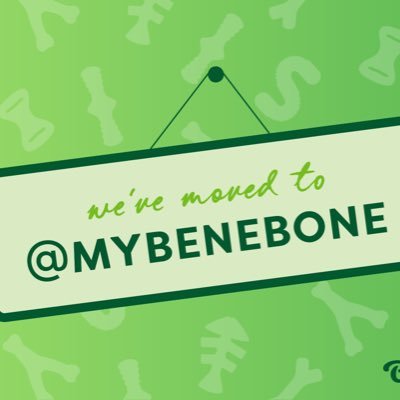 Find us at @mybenebone — this account is no longer monitored.