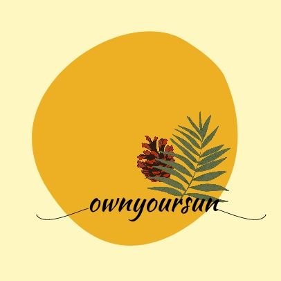 As ownyoursun, we inspire by the sun and nature, and make sustainable and eco-friendly designs by lovely hands.