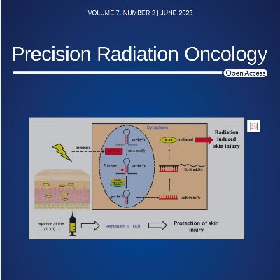 #openaccess Precision Radiation Oncology (BLUE JOURNAL) focused on basic, translational, and clinical research in radiation oncology (IF:2.1)