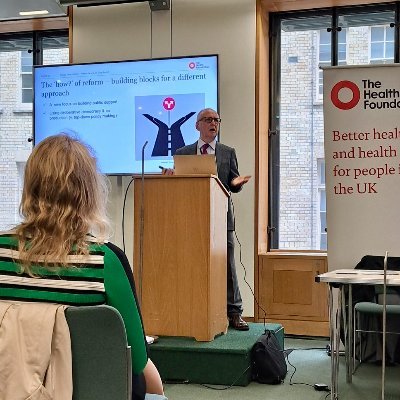 Senior Advisor @HealthFdn; Trustee @1adass @yourMHA @comfirst King’s Fund 2009-21. Visiting Prof @worcester_uni. Author 'Ending the Social Care Crisis'.