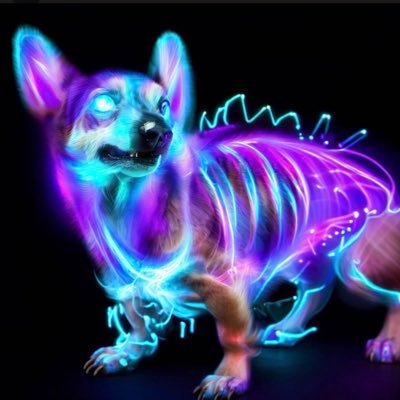 digital artist . I love the energy of life and emotions that shines in the back of the dark and ugly surface. And the dog too.🐕✨🌈❤️