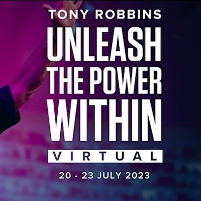 Unleash The Power Within is returning in 2023 😮 and you are now able to have this legendary experience with Tony Robbins’ LIVE  On Stage 🔥 20 - 23 July 2023