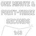 One Minute and Forty-Three Seconds (@143PODCAST) Twitter profile photo