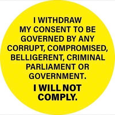 #IWillNotComply #NoJabForMe #ExcludedUK #NoToNetZero #ClimateChangeHoax #Nuremberg2  
#NoFarmsNoFoods #TheGreatRevolution