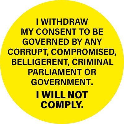 #donotconsent #iwillnotcomply