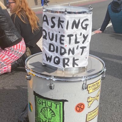 Twitter account for Extinction Rebellion in St Ives, Cornwall. Asking quietly didn’t work.