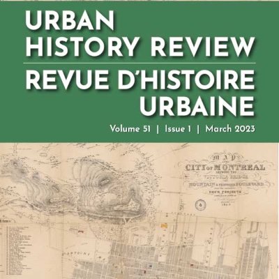 Since 1972, the Urban History Review/Revue d'histoire urbaine has been the journal of Canadian urban history (uhr-rhu@utpress.utoronto.ca).