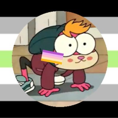 Yello I’m Fin🐸🏳‍🌈        Trixic, agender, dyslexic, ADHD, MINOR ||Art, Sashannarcy🩷💙💚, Amphibia🐸, Toh🦉, CH&T⏳,||nsfw, proshippers DENI || He/They/It🪐