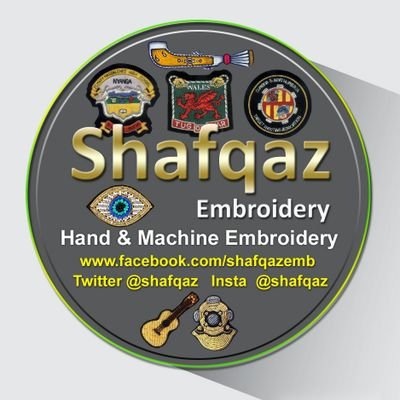 Insta @shafqaz
Manufacture & Export
Hand Embroidered Badges, Emblems, Insignia, Embroidered Flags,Banners,Patches.....