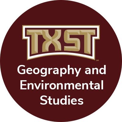 Official Account of the Department of Geography and Environmental Studies at Texas State University