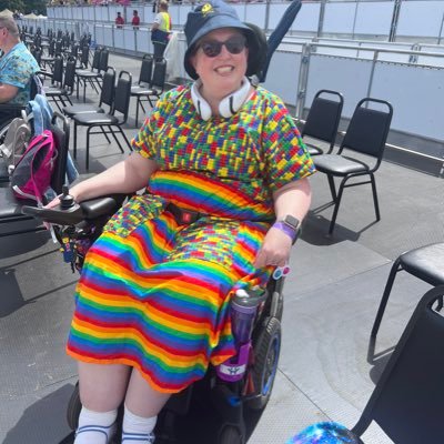 Disabled, queer and proud. Passionate about equality, intersectionality and getting disabled queer people visible in LGBTQ spaces/Social work. Views my own etc