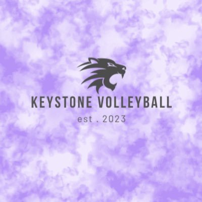 The official Keystone High School Volleyball 💪🏽💜