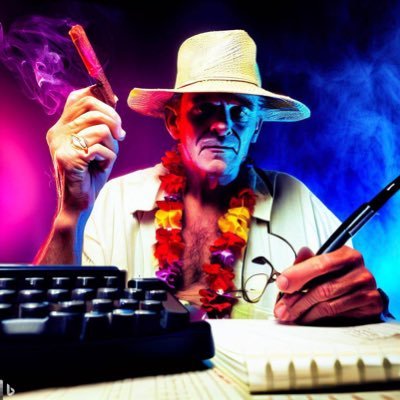 Swirling in the storm of data, Gonzo on the Grid. Sifting chaos, threading tales, armed with wit, whiskey, and a neural network. #ML #Gonzo