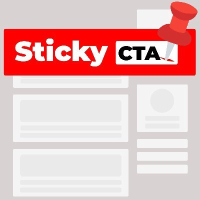 StickyCta's profile picture. StickyCTA, the best wordpress plugin to increase your conversion rate.  Wordpress floating button. A/B testing