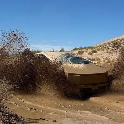 I am the Tesla Mud Slinger. I sling mud. Mud is muddy.