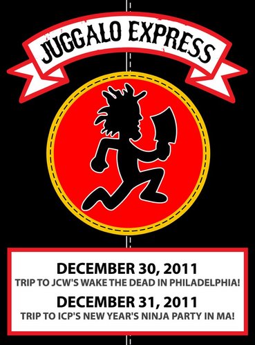 Take the Juggalo Express to see ICP's New Year's show in Worcester, MA and JCW's Wake The Dead in Philly! http://t.co/iwU8F95XNt