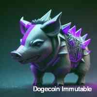 dogecoiimmutab's profile picture. Creating nfts - where digital creativity meets value