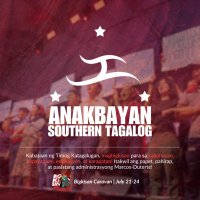 Anakbayan Southern Tagalog(@AnakbayanST) 's Twitter Profile Photo