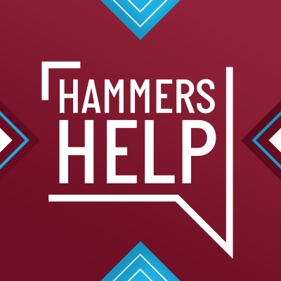The official X account for @WestHam Supporter Services. We're here to help from: Monday-Friday, 9am-5pm + 2 hours before and during home matches. 

#HammersHelp
