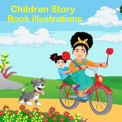 I am a professional book cover or ebook cover for amazon kdp and children book illustrations for any kids.