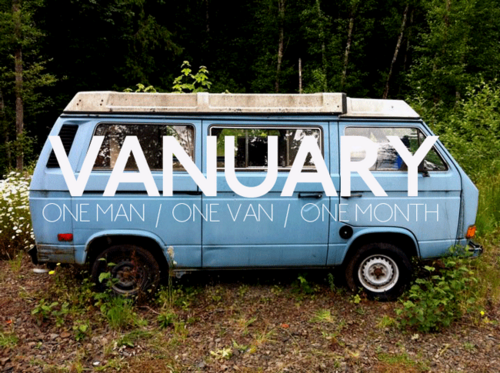 one man. one van. one month. // @davemode is living in a 1982 vw vanagon for the month of vanuary. follow the action here!