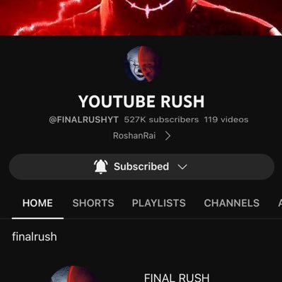 roshansingh5166's profile picture. YOUTUBE