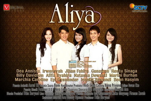Akun resmi sinetron ALIYA SCTV yang dibintangi oleh Irwansyah, Dea Annissa, Jihan Fahira, Primus Yustisio, Gunawan, Restu Sinaga, Billy Davidson, Afifa Syahira.