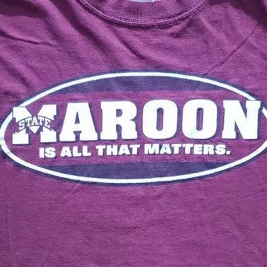 Maroon is all that Matters.