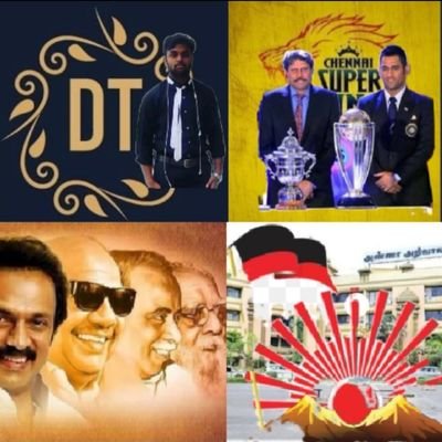 dt_dmk_csk_mklb's profile picture. Dravidasthan Times DMK CSK YouTube Channel@ https://t.co/GYrIsnLosn

Blog @ https://t.co/vvrPmrR7rE