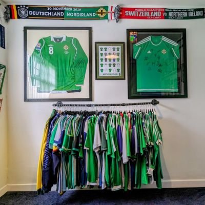 Northern Ireland soccer legends' collector's items