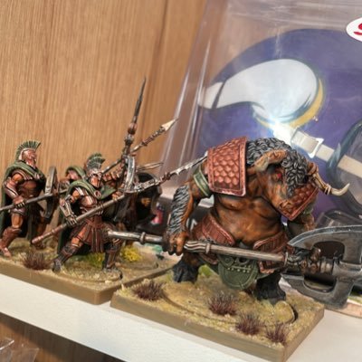 Recently back into Warhammer and painting models again 🏴