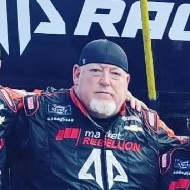 Former US Marine Drill Instructor 
Retired Gasman for NASCAR in Cup Series, Xfinity Series & Craftsman Truck Series and ARCA Series, Georgia Bulldog born & bred