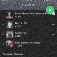 Cody Wolfe Appreciation Committee Chair (Fan) (@music_listener7) 's Twitter Profile Photo Cody Wolfe Appreciation Committee Chair (Fan) (@music_listener7) 's Twitter Profile Photo
