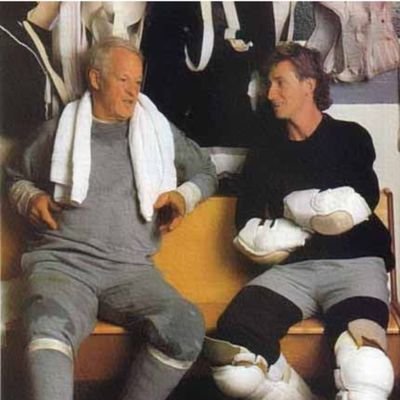 Just a Hockey Fan trying to find a way to get my favorite Wayne Gretzky photo with Gordie Howe Autographed by Mr. Gretzky so I can frame it for our basement.