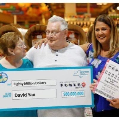 Powerball winner $80 million in NY Happily married to the best woman!Giving back to the society! Retweet’s a post to get you credit card’s debit paid #MEGA