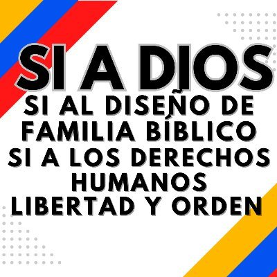 MI DIOS ES JESUCRISTO. 
QUIEN NO TEME A DIOS, ES SU OPOSITOR.
DE DERECHA 100%🇨🇴
DEFENSORA DE DDHH

DIOS, FAMILIA Y PATRIA
LIBERTAD Y ORDEN.