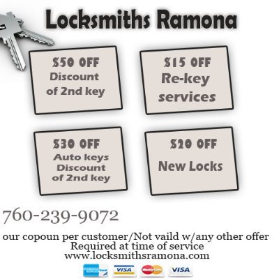 When it comes to solving your locksmiths problems, Locksmiths Ramona California wants you to have the best result possible.