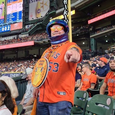 Astros superfan.  If you see me around MMP come say hello! We hold it down in section 133. And yeah, that’s me on TV.