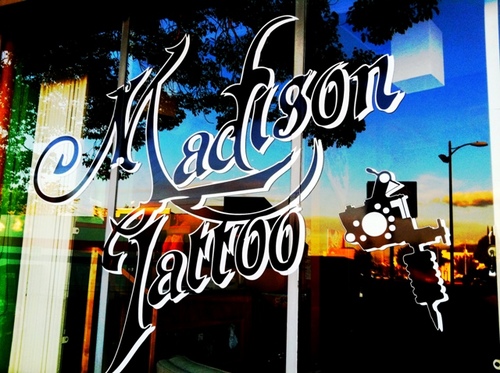 Tattoo shop located on Magnolia Blvd. by NoHo / Burbank border.