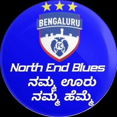 Loud, proud, and always behind @bengalurufc . Join us in the North Upper and let's cheer on the lads together!#NorthEndBlues #BengaluruFC #WeAreBFC