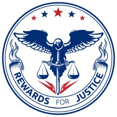 Официальный русскоязычный аккаунт программы Государственного департамента США «Вознаграждение за помощь правосудию» (Rewards for Justice).