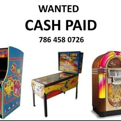 Are you a fan of vintage gaming machines? Look no further! I've been in the business of buying and selling Pinball, Jukebox since 1974.