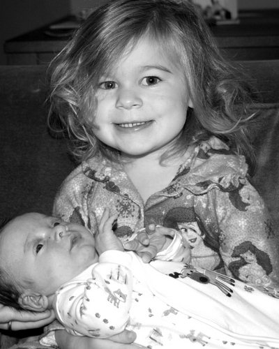 I am the Mamma to the most beautiful blonde haired girl and the cutest little baby boy in the world, and their Daddy is my best friend!