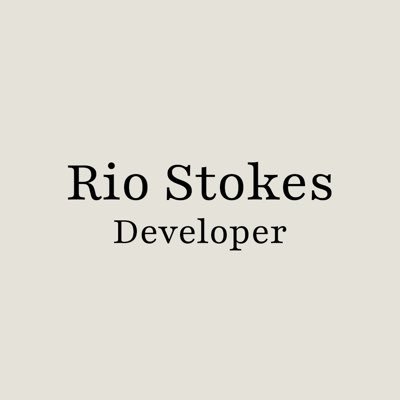 rio_stokes's profile picture. Web Developer 👨🏼💻