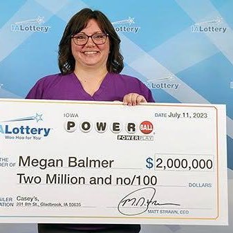 Megan Balmer A power ball wiinner of $2,000,000 who’s given back to the society by paying off there CC debt phone bills,hospitals bills and house rent . Dm now!