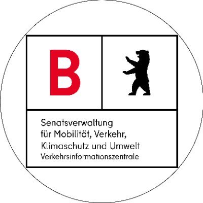 Die #Verkehrsinformationszentrale Berlin (Einrichtung von @SenMVKUBerlin) informiert Mo-Fr von 06-20 Uhr. #Verkehr Impressum: https://t.co/WOhYWwGukN