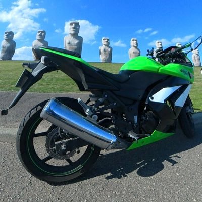 北海道／初心者ライダー／ninja250R／30代男／バイクに乗り出してからキャンプも始めました